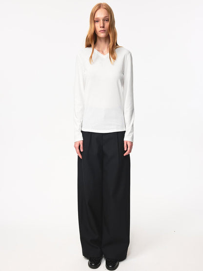 Northbutsouth Fringed Hem Pocket Straight Leg Women&