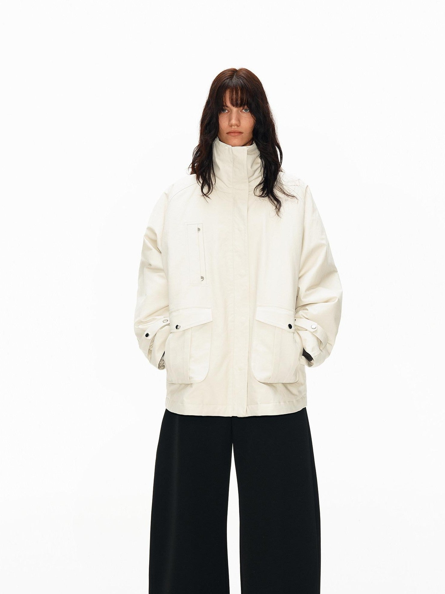 Northbutsouth Fur Collar Diamond Quilted Women&