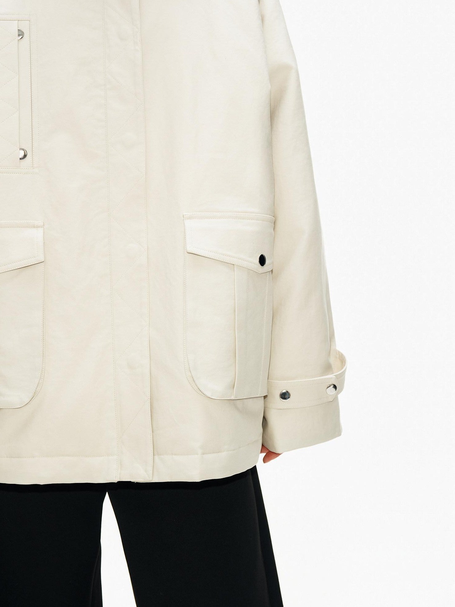 Northbutsouth Fur Collar Diamond Quilted Women&