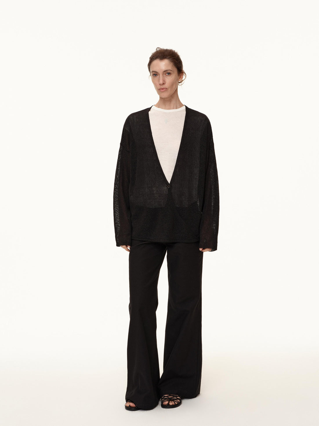 Northbutsouth Gong Sand Wash Bamboo Cotton Low Rise Flared Pants