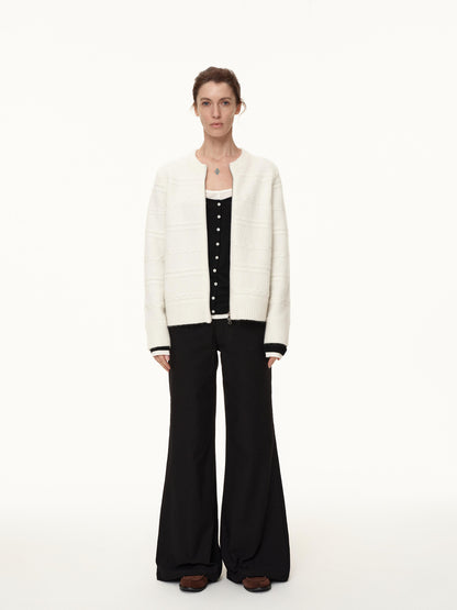 Northbutsouth Gong Sand Wash Bamboo Cotton Low Rise Flared Pants