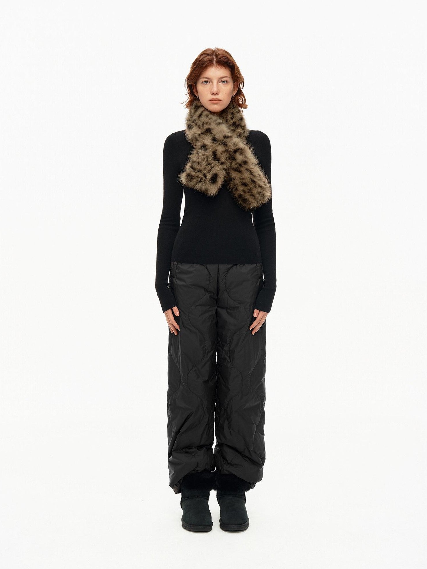 Northbutsouth Gourd Quilted No Waistband Thermal Women&