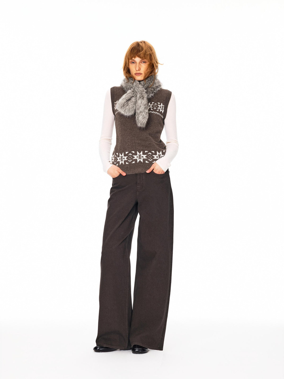 Northbutsouth Gradient Fluffy Warm Faux Fur Women&