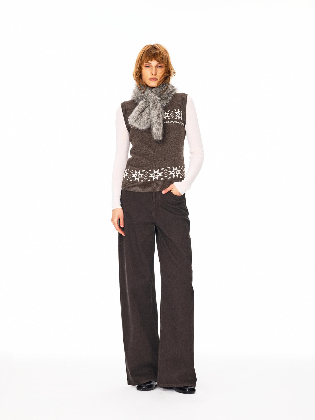 Northbutsouth Gradient Fluffy Warm Faux Fur Women&