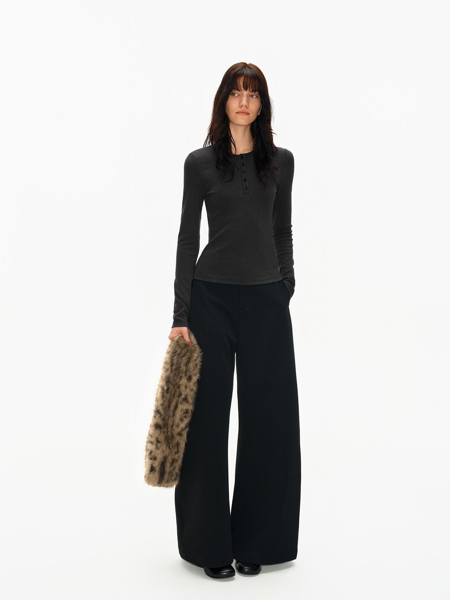 Northbutsouth Gradient Leopard Print Faux Fur Short Women&