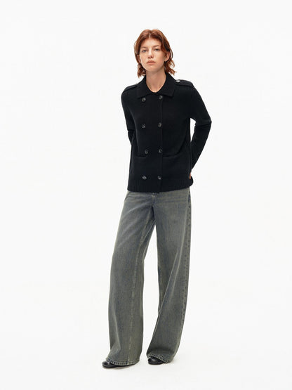 Northbutsouth Gray Blue Vintage Washed Brushed Low Rise Women&