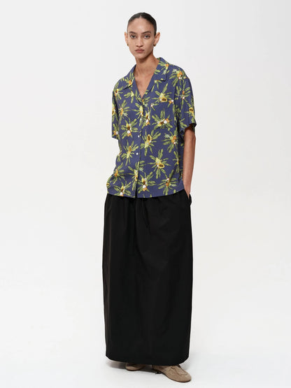 Hawaiian Holiday Fun Print Relaxed Vacation Shirt