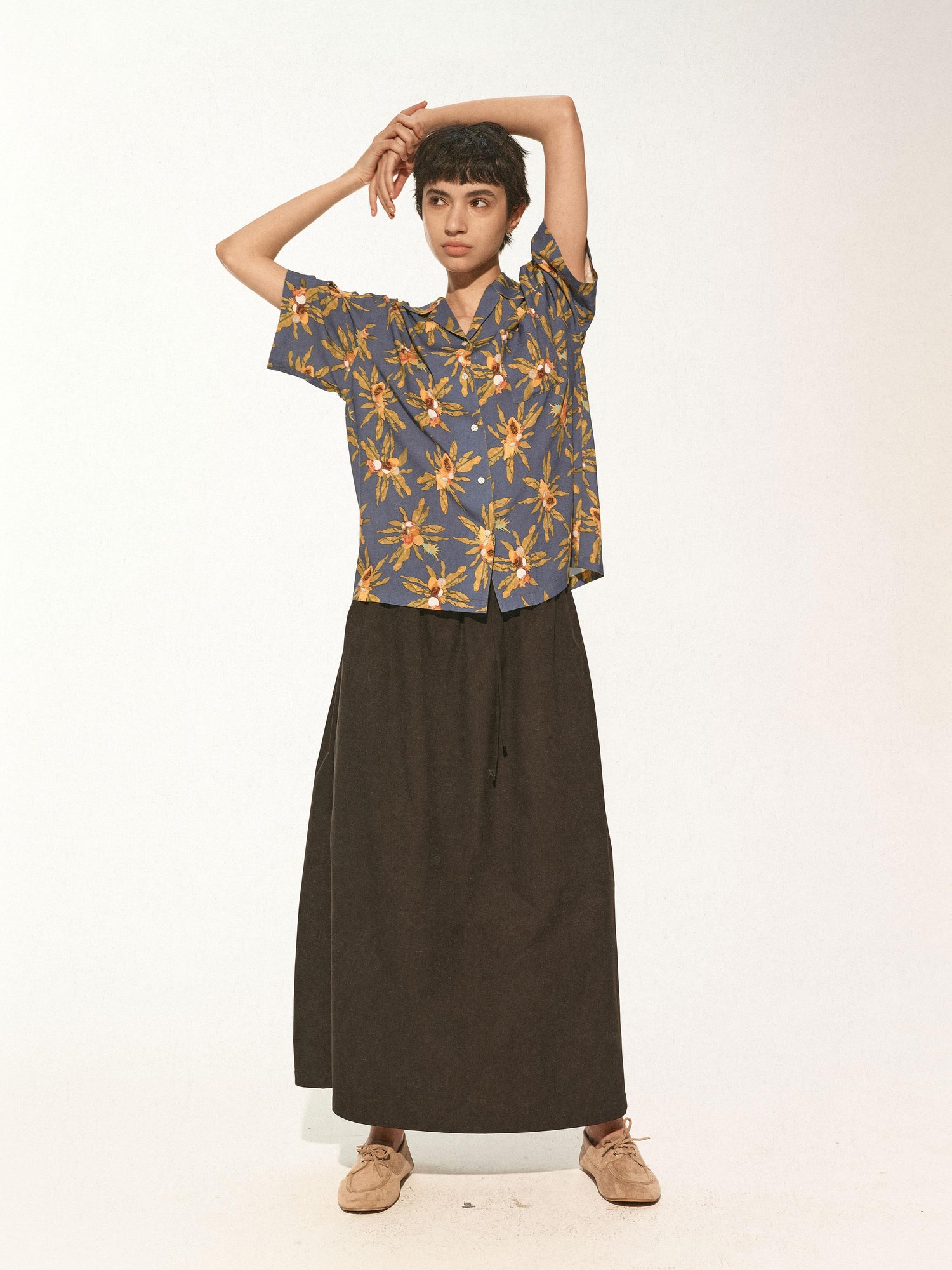 Northbutsouth Hawaiian Holiday Fun Print Relaxed Vacation Shirt