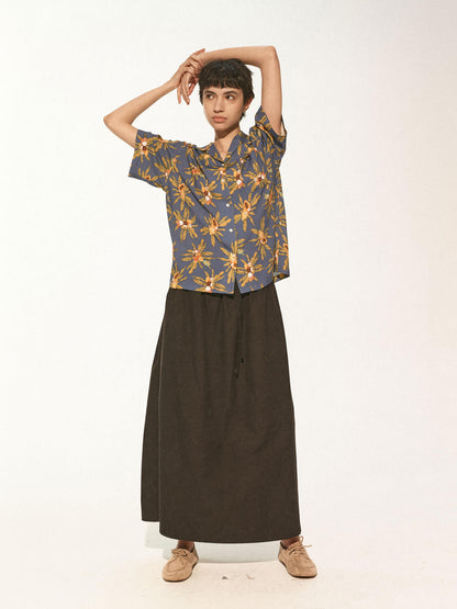 Northbutsouth Hawaiian Holiday Fun Print Relaxed Vacation Shirt