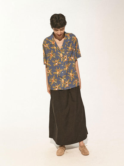 Northbutsouth Hawaiian Holiday Fun Print Relaxed Vacation Shirt