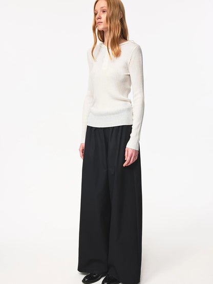 High Elastic Merino Wool Ribbed Hooded Half Zip Base Layer