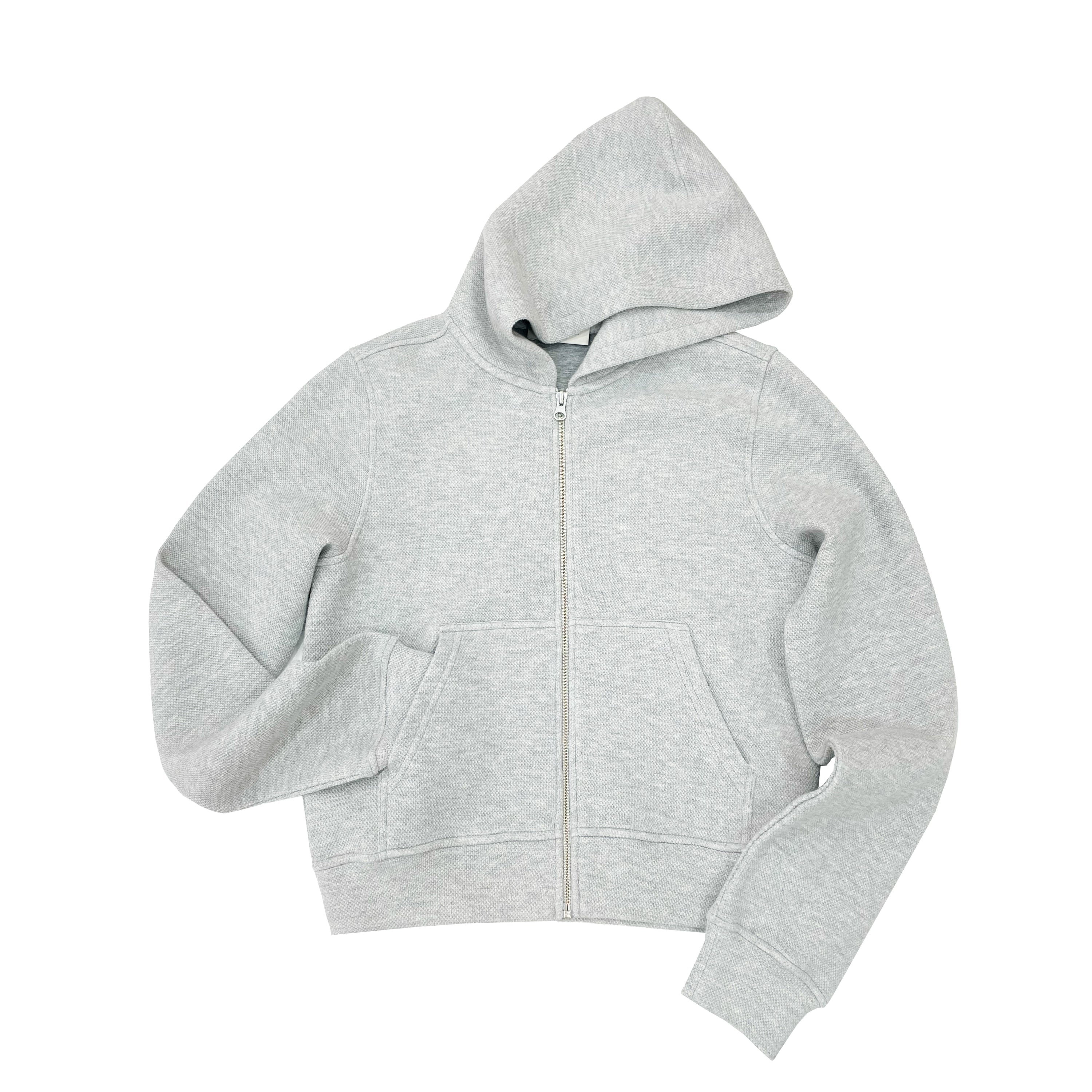 Northbutsouth Jacquard Knit Slim Fit Cropped Hooded Sweatshirt MISSTT