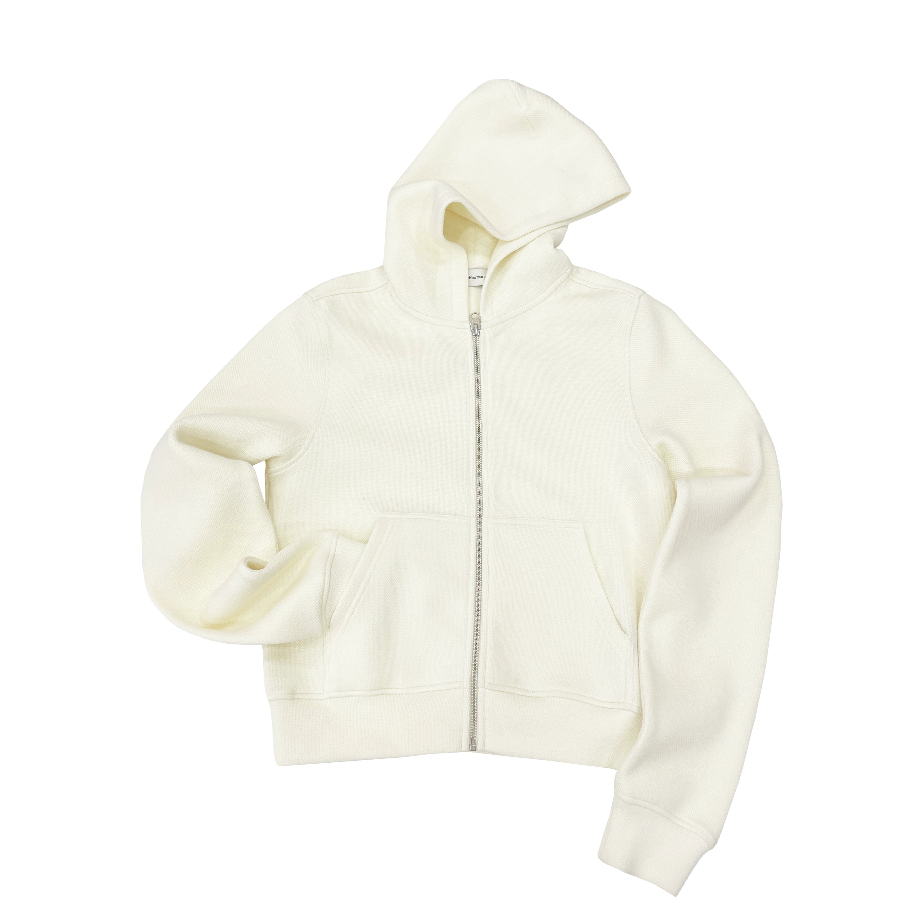 Northbutsouth Jacquard Knit Slim Fit Cropped Hooded Sweatshirt MISSTT
