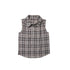 Northbutsouth Japanese Checkered Sleeveless Vest Pleated Skirt Set MISSTT
