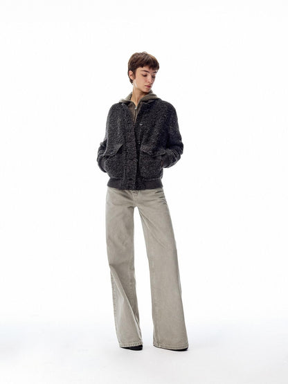 Northbutsouth Khaki Green Low Rise Zip Fly Loose Fit Casual Women&