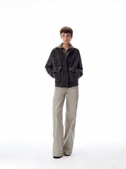 Northbutsouth Khaki Green Low Rise Zip Fly Loose Fit Casual Women&