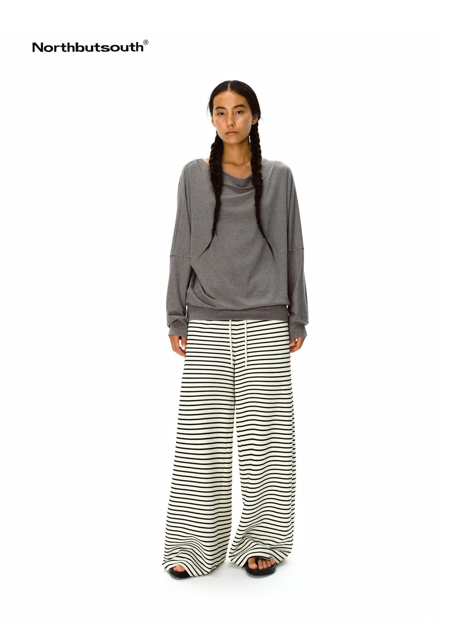 Northbutsouth Layered Asymmetrical Long Sleeve Women&