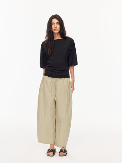 Northbutsouth Layered Boat Neck Relaxed Breathable Women&