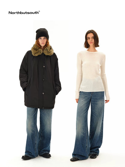 Northbutsouth Light Blue Faded Whiskering Women&