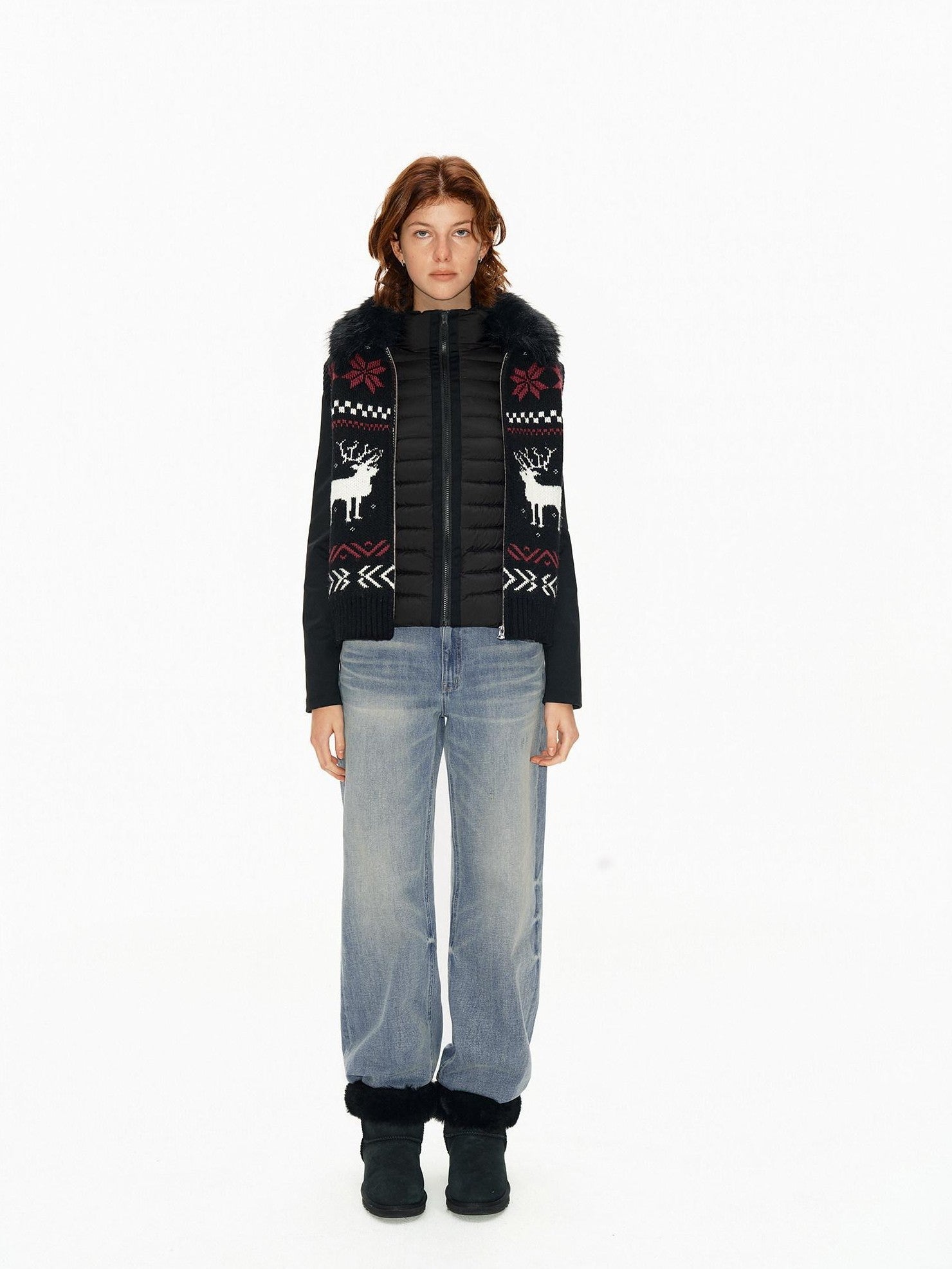 Northbutsouth Light Wash Textured Vintage Straight Women&