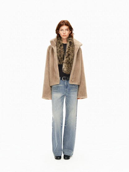 Northbutsouth Light Wash Textured Vintage Straight Women&