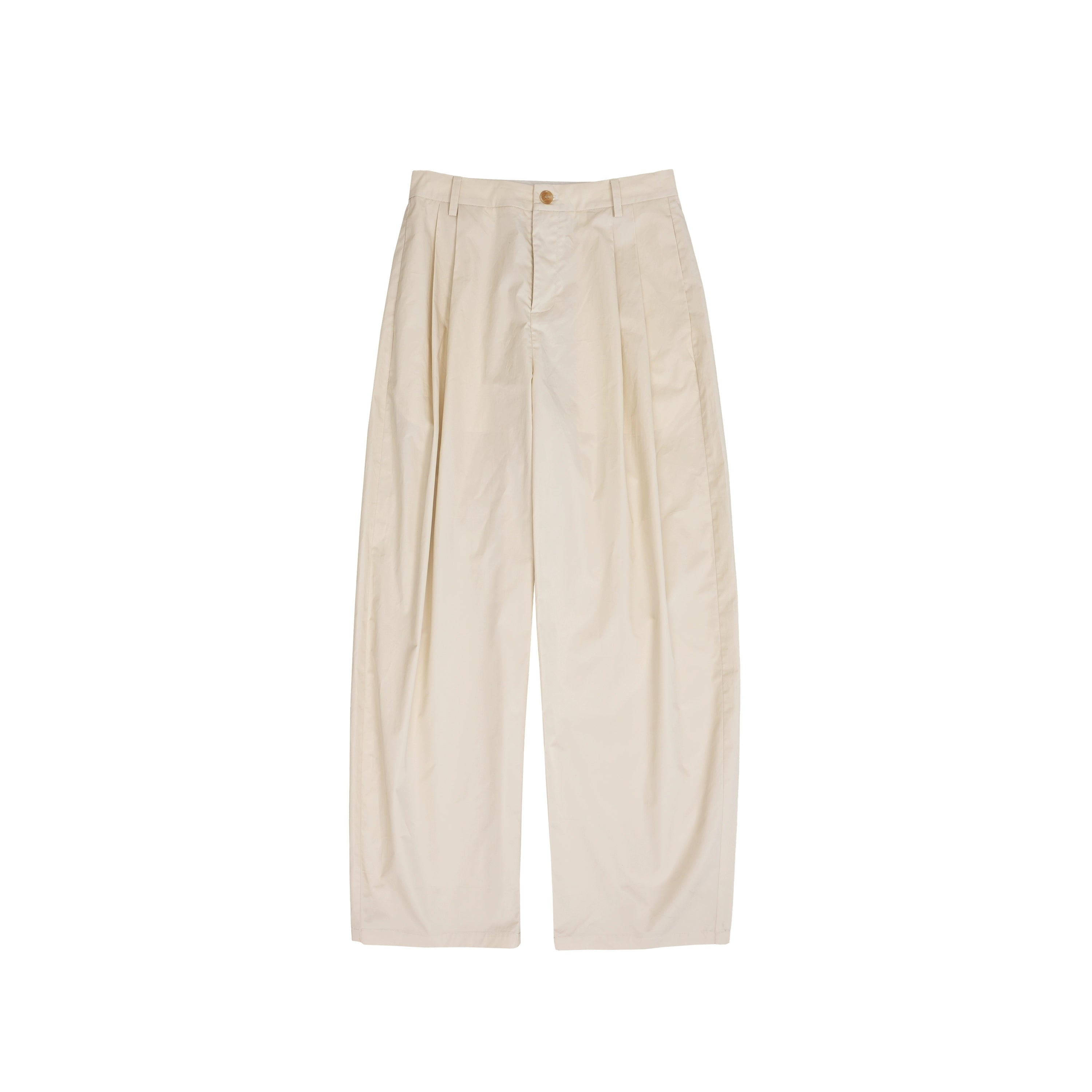 Northbutsouth Lightweight Mid Low Waist Pleated Casual Trousers MISSTT