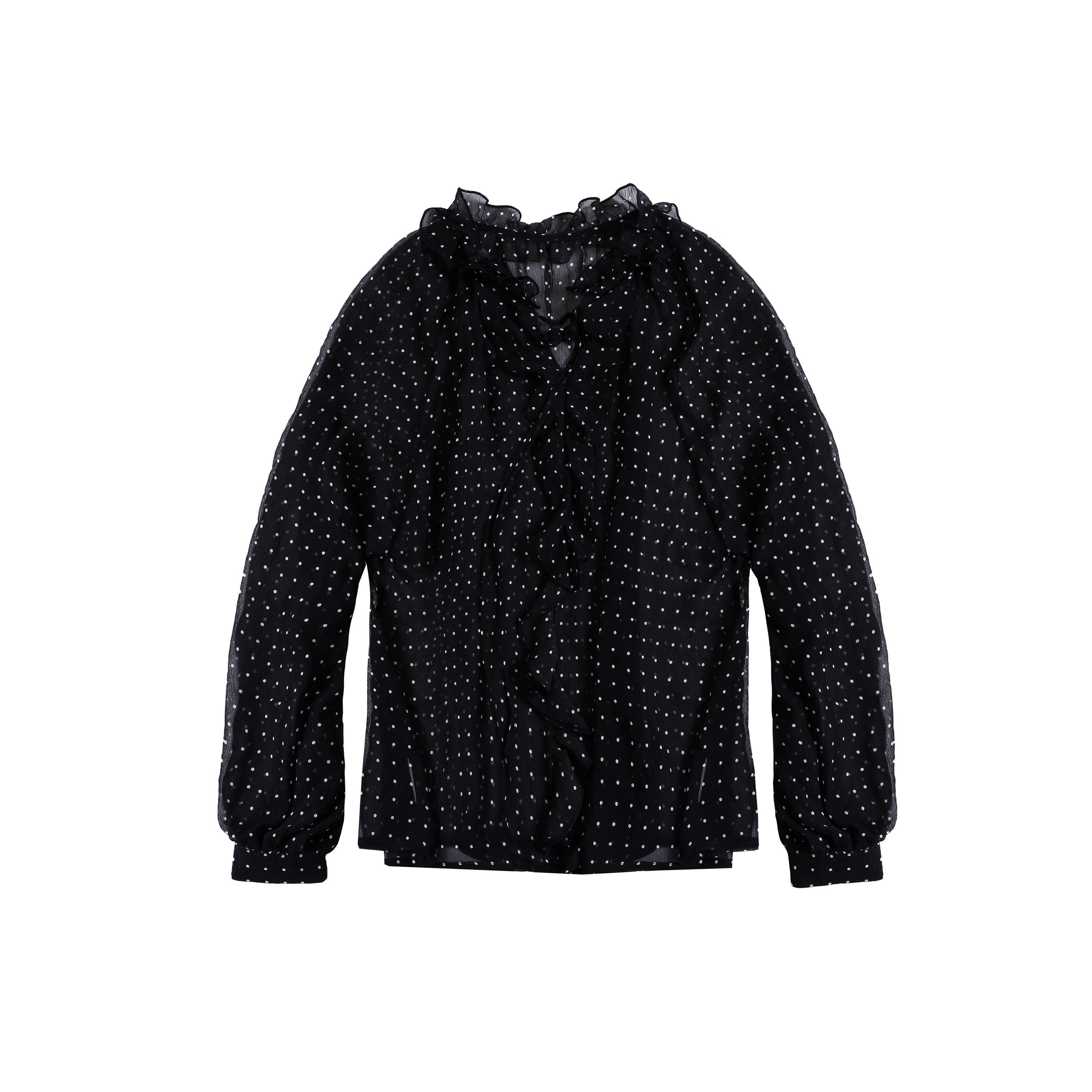 Northbutsouth_Lightweight_Polka_Dot_Crinkle_Ruffle_Women&