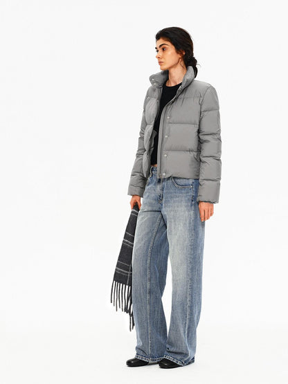 Northbutsouth Lightweight Quilted Stand Collar Women&