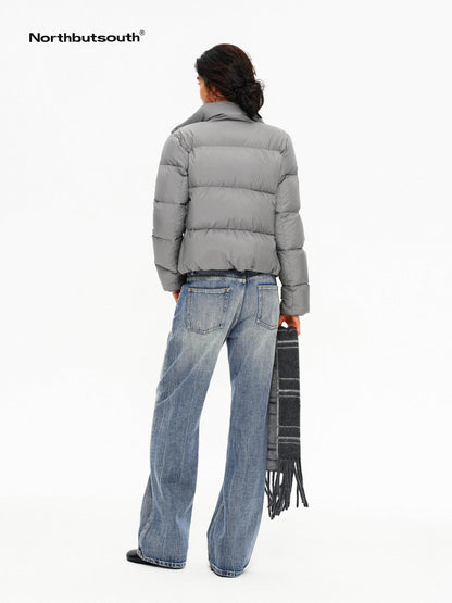 Northbutsouth Lightweight Quilted Stand Collar Women&