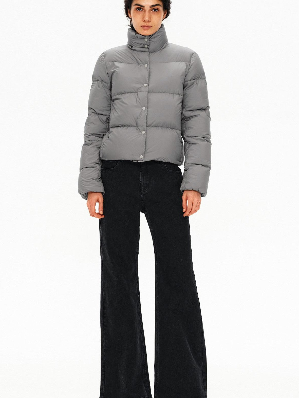 Northbutsouth Lightweight Quilted Stand Collar Women&