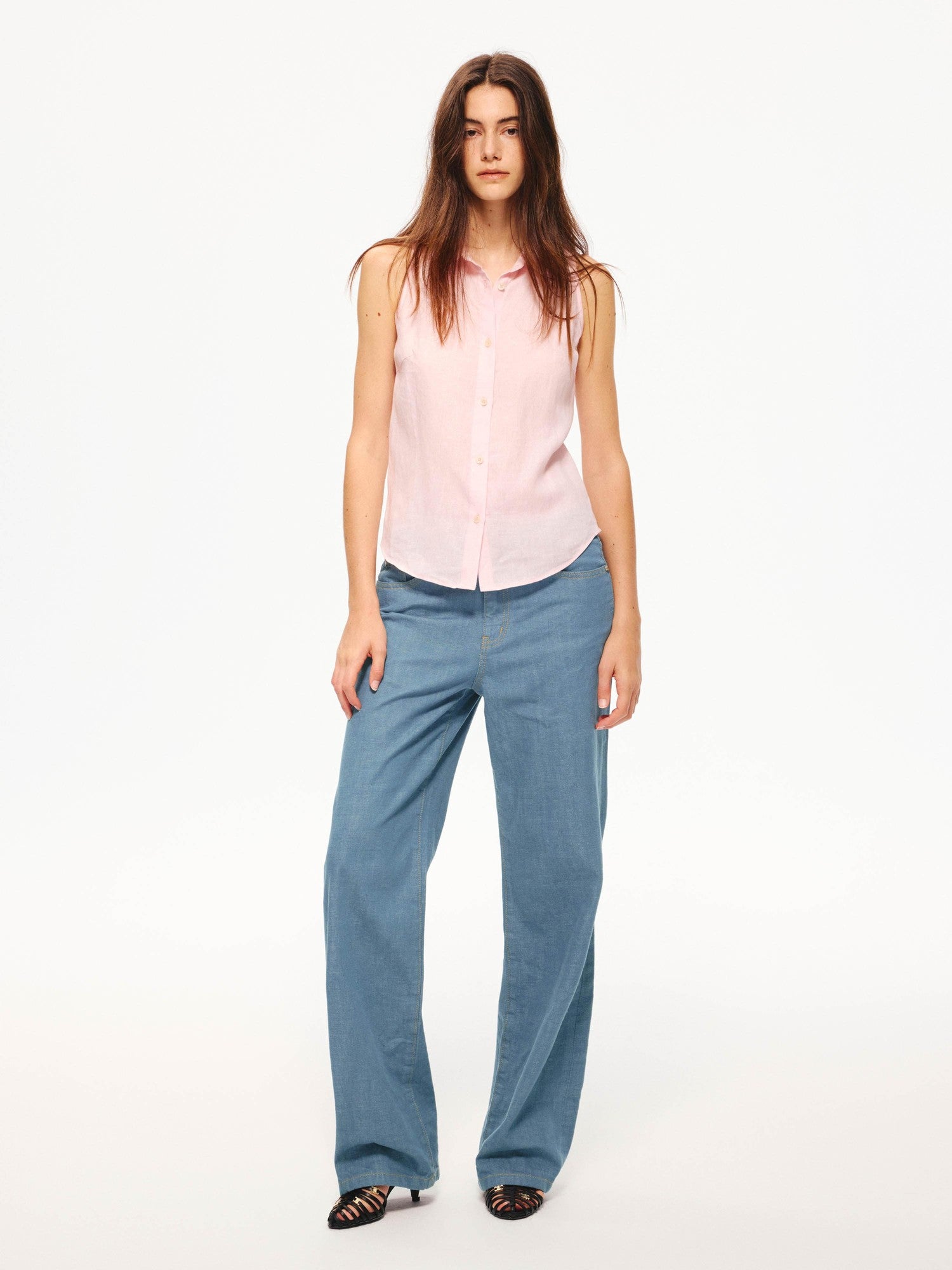 Northbutsouth Lightweight Single Button Off Shoulder Sleeveless Women&