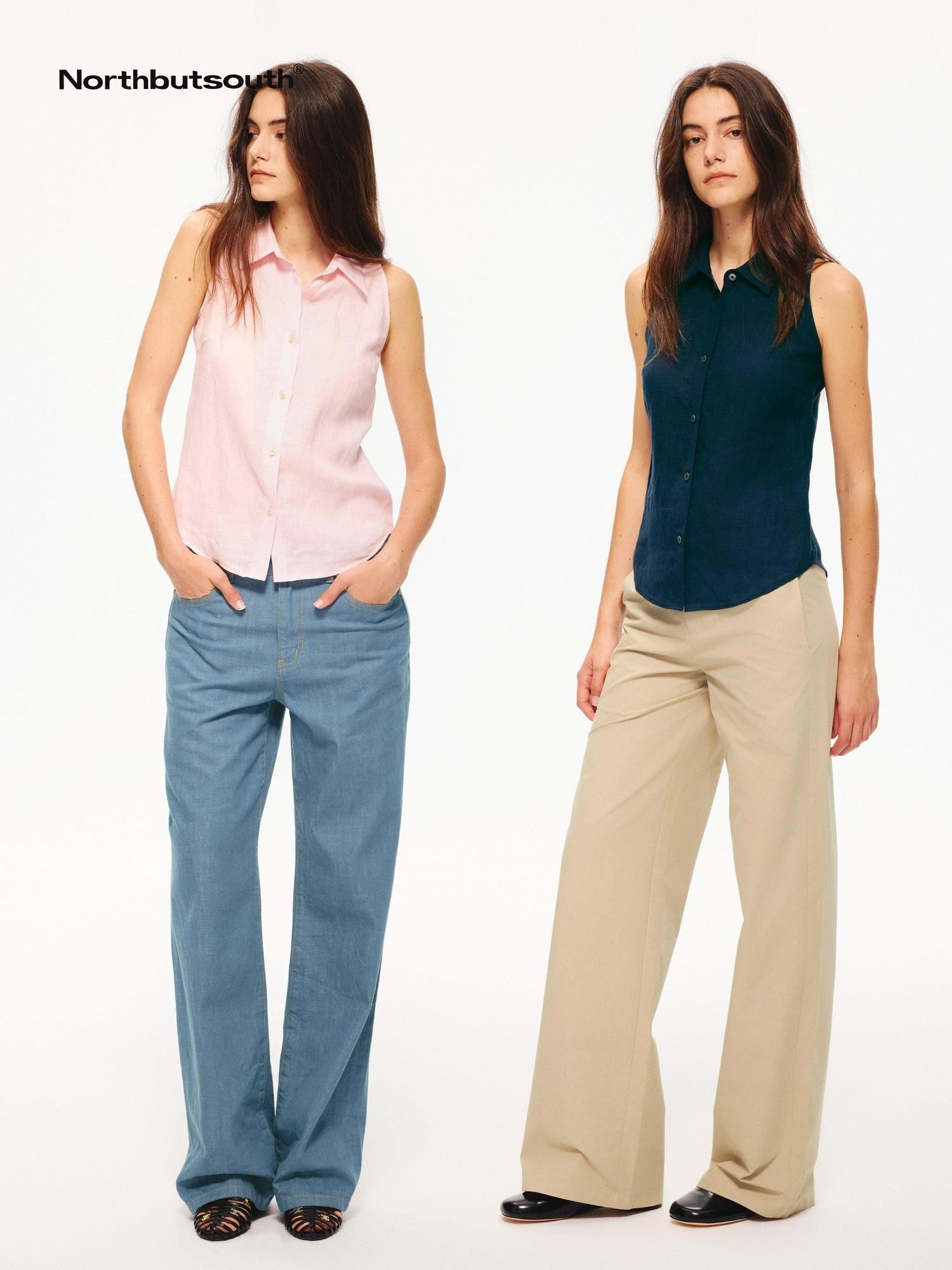 Northbutsouth Lightweight Single Button Off Shoulder Sleeveless Women&