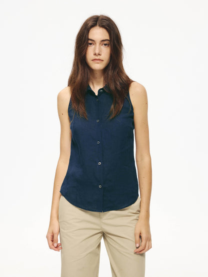 Northbutsouth Lightweight Single Button Off Shoulder Sleeveless Women&