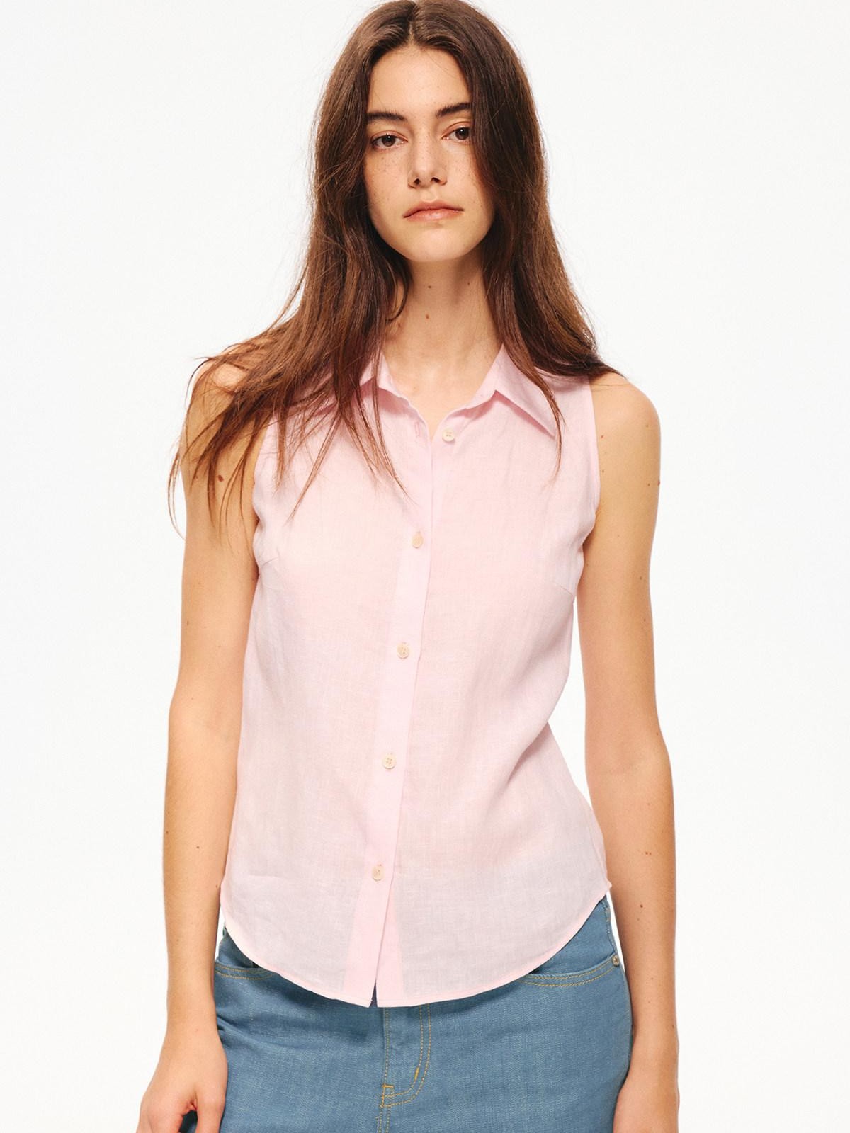 Northbutsouth Lightweight Single Button Off Shoulder Sleeveless Women&