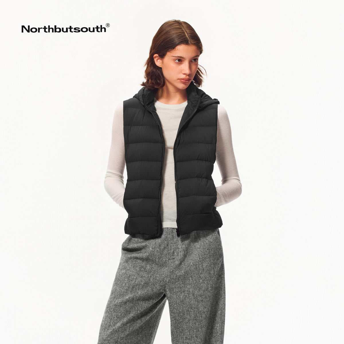 Northbutsouth_Lightweight_Stand_Collar_Detachable_Hood_90_White_Duck_Down_Women&