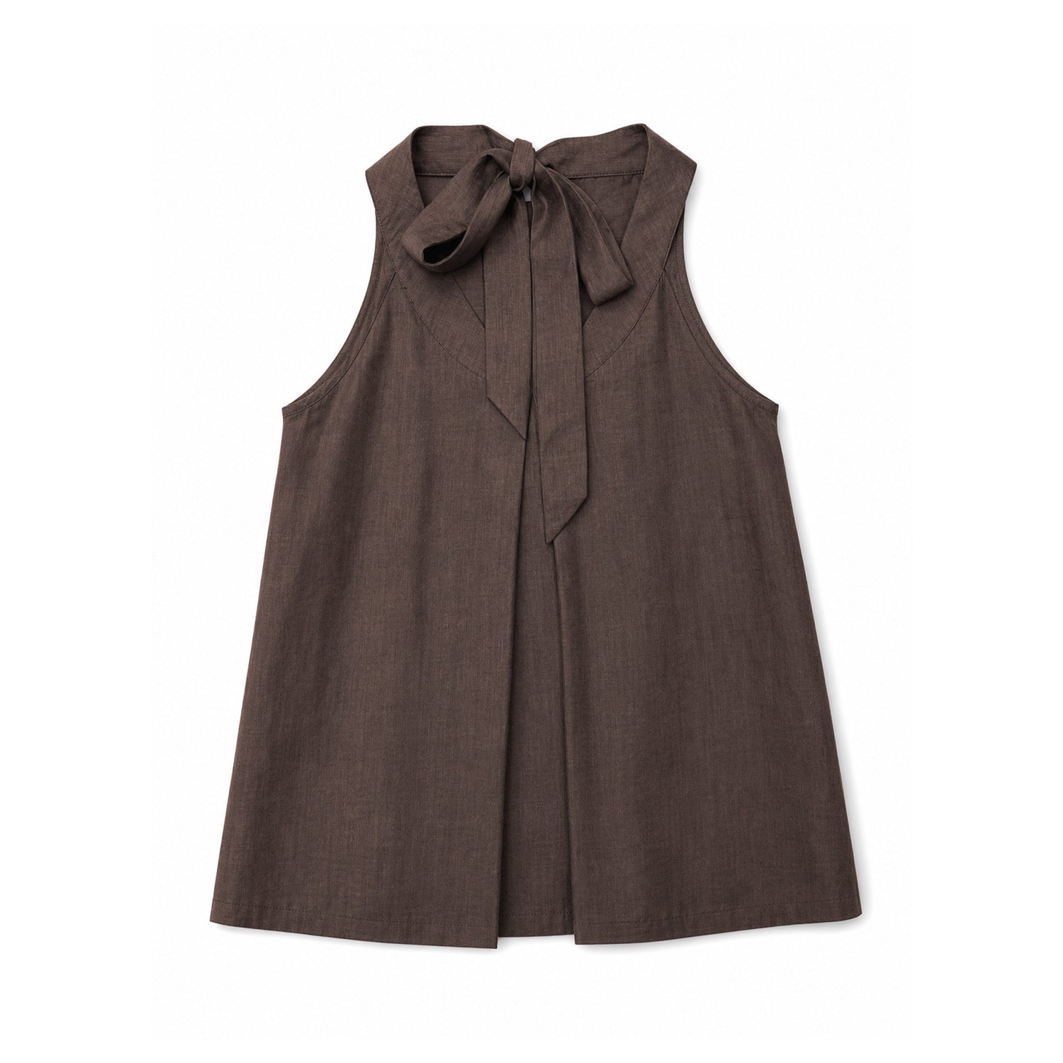 Northbutsouth_Lustrous_Ruched_Back_Tie_Small_V-neck_Lightweight_Women&