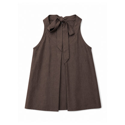 Northbutsouth_Lustrous_Ruched_Back_Tie_Small_V-neck_Lightweight_Women&