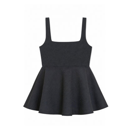 Northbutsouth_Micro_Wrinkle_Texture_Ruffle_Square_Neck_Women&