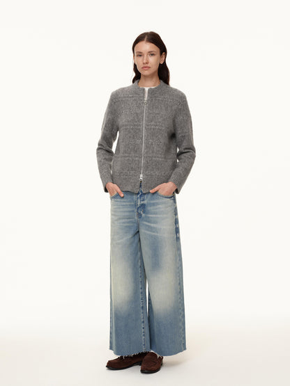 Northbutsouth Mohair Relief Cable Knit Cardigan
