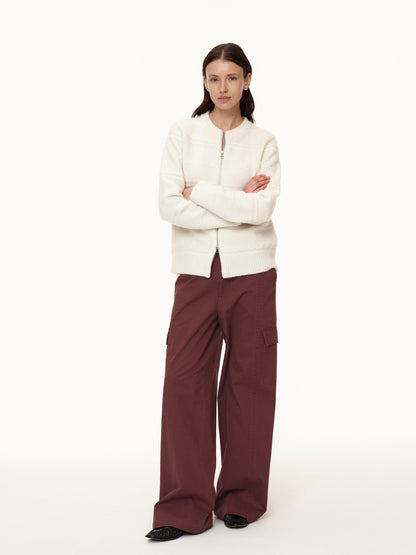 Northbutsouth Mohair Relief Cable Knit Cardigan