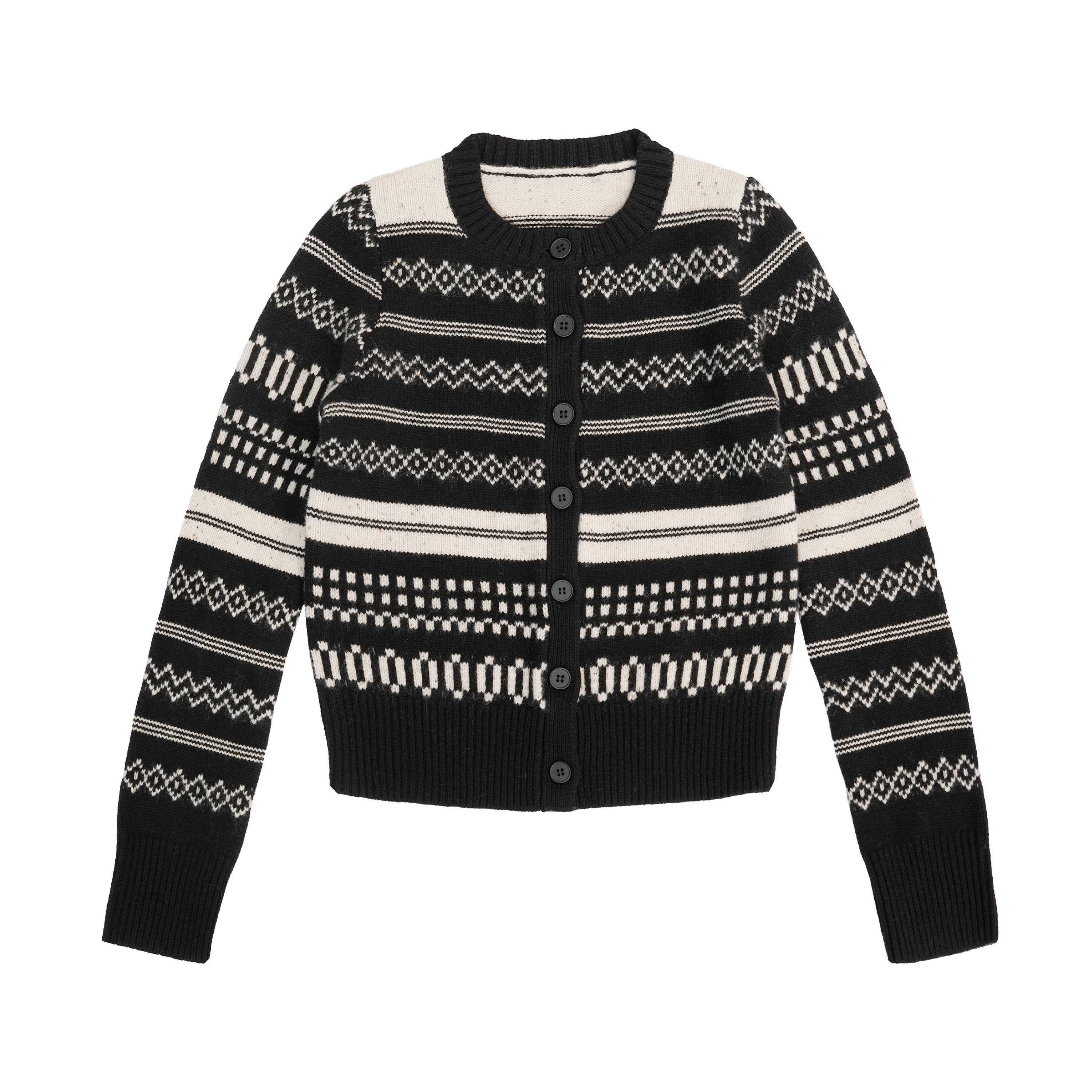 Northbutsouth_Monochrome_Striped_Fair_Isle_Small_Crewneck_Women&