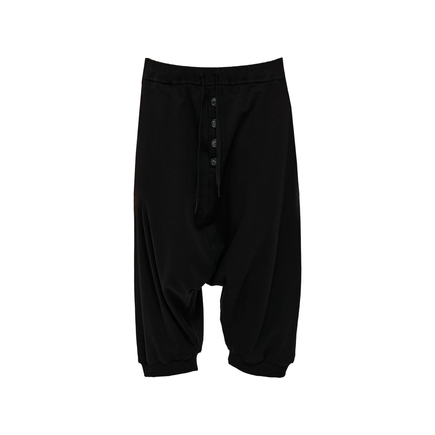 Northbutsouth_Multi_Button_Drawstring_Drop_Crotch_Casual_Shorts_MISSTT