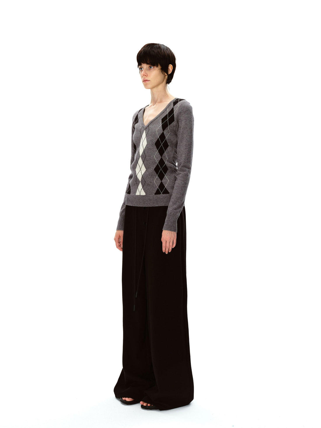 Northbutsouth Multi Button Drawstring Elastic Waist Casual Sweatpants