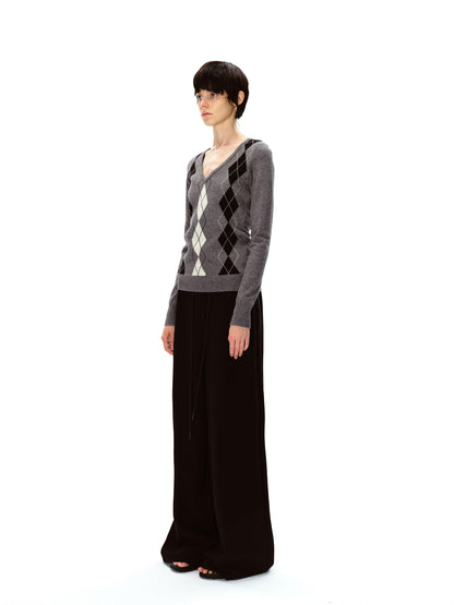 Northbutsouth Multi Button Drawstring Elastic Waist Casual Sweatpants