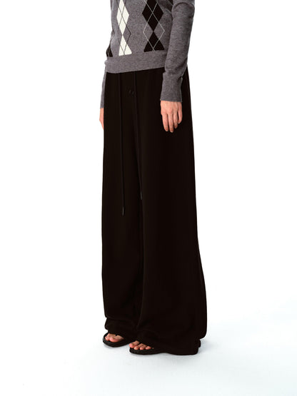Northbutsouth Multi Button Drawstring Elastic Waist Casual Sweatpants