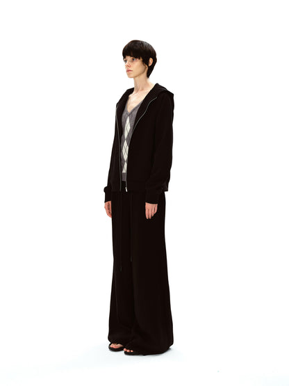 Northbutsouth Multi Button Drawstring Elastic Waist Casual Sweatpants