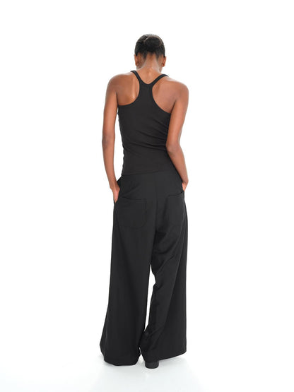 Northbutsouth Multi Button Relaxed Drop Crotch Trousers