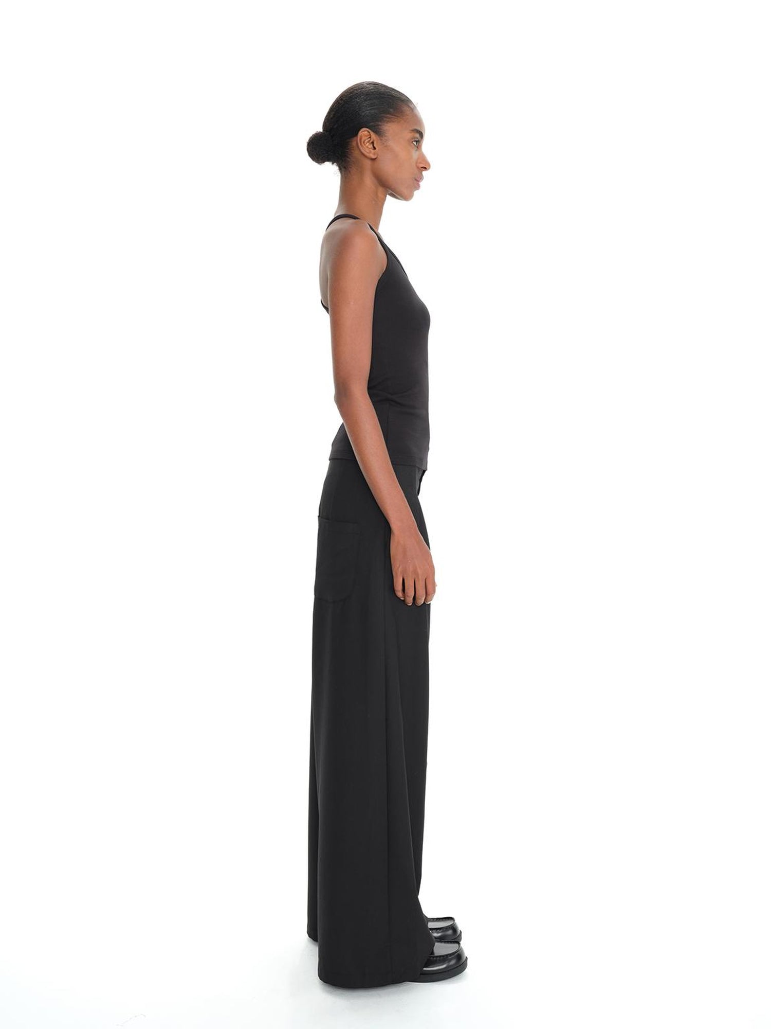 Northbutsouth Multi Button Relaxed Drop Crotch Trousers