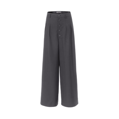Northbutsouth Multi Button Relaxed Drop Crotch Trousers MISSTT
