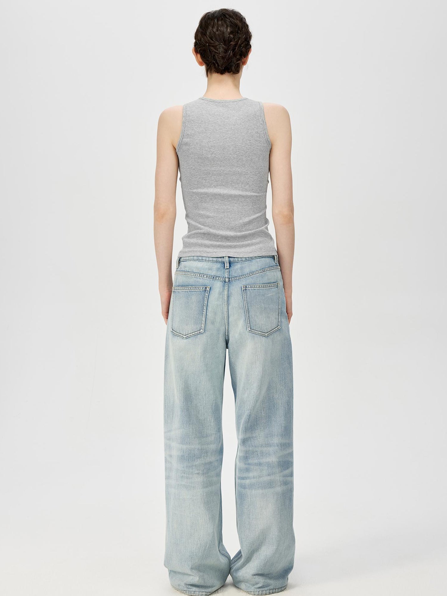 Northbutsouth Multi Color Round Neck Slim Fit Camisole With Side Support
